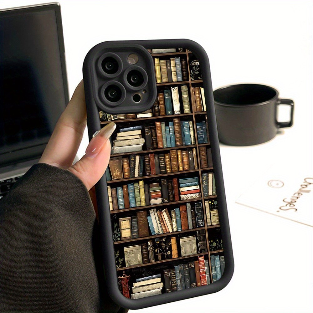 Phone Cases Xr Iphone - Casing Ponsel Motif Rak Buku Kreatif