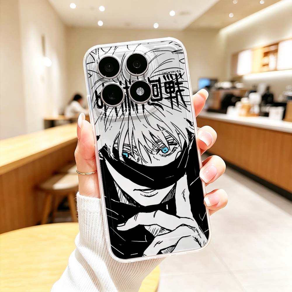 Phone Cases Jujutsu Kaisen - Casing Ponsel Transparan Anime Jujutsu Kaisen