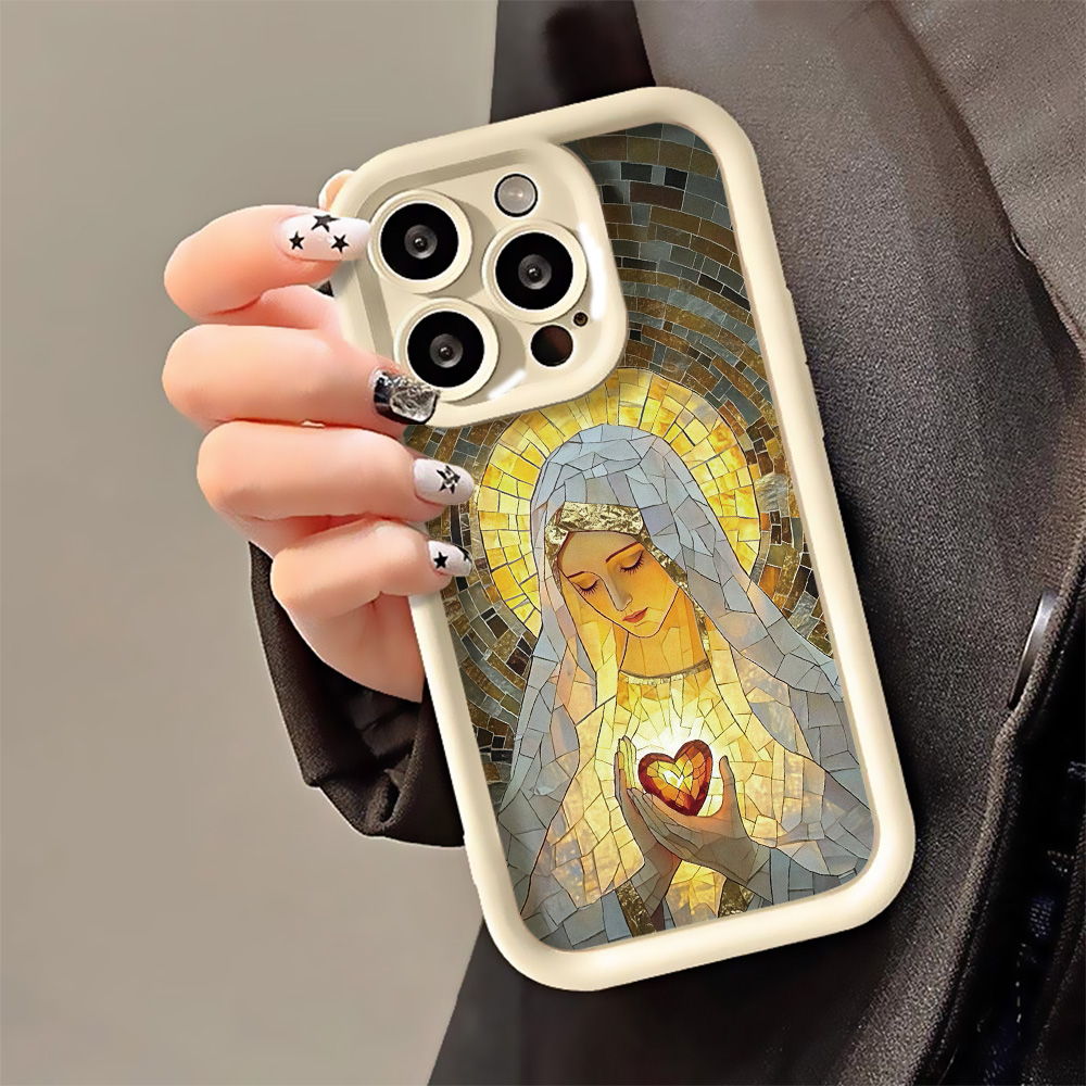 Phone Cases Xr Iphone - Casing Telepon Gaya Kaca Patri Gereja