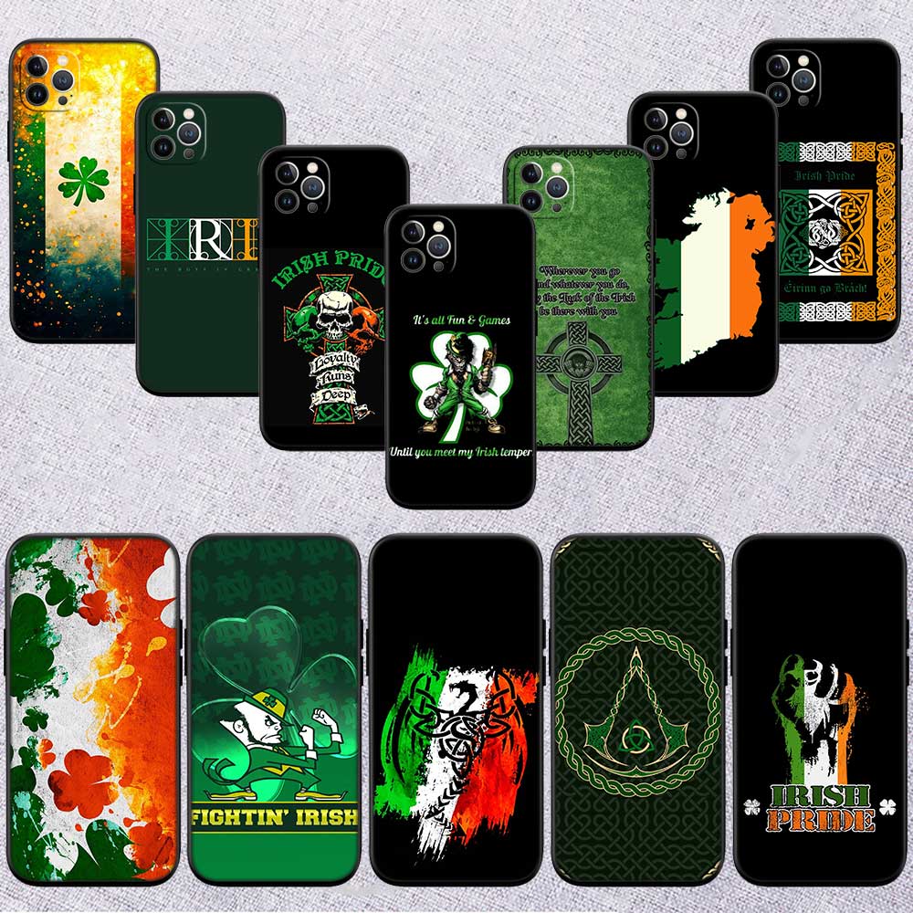 Phone Cases Ireland - HY13 Casing Ponsel Motif Bendera Irlandia